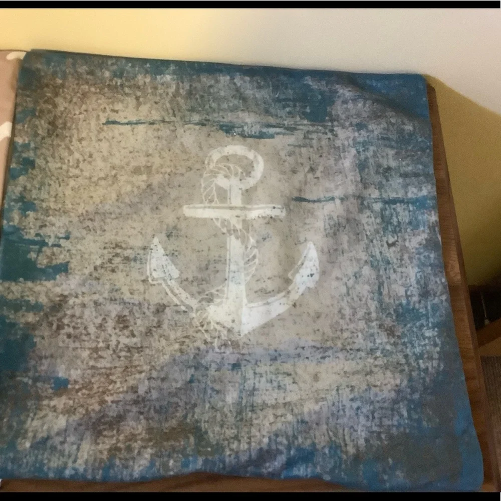 New Set of 2 Beach Print Pillow Covers